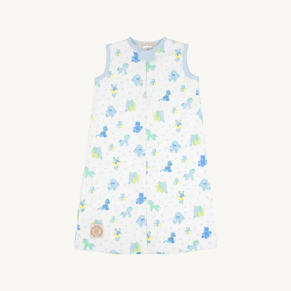 Beddie Bye Sleep Sack- Pima, 
Cuddle Up Cutie (Buckhead Blue)/Buckhead Blue