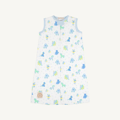 Beddie Bye Sleep Sack- Pima, 
Cuddle Up Cutie (Buckhead Blue)/Buckhead Blue