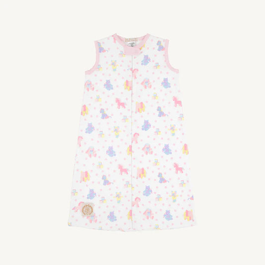 Beddie Bye Sleep Sack- Pima, 
Cuddle Up Cutie (Palm Beach Pink)/Palm Beach Pink