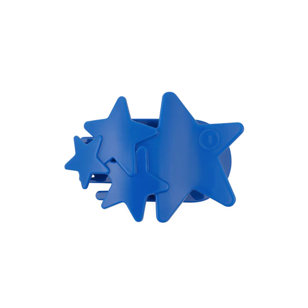 Blue Shooting Star Flat Hair Clip