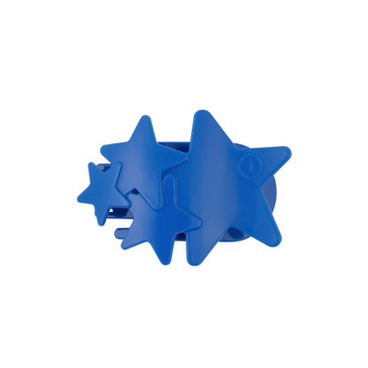 Blue Shooting Star Flat Hair Clip