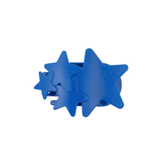 Blue Shooting Star Flat Hair Clip