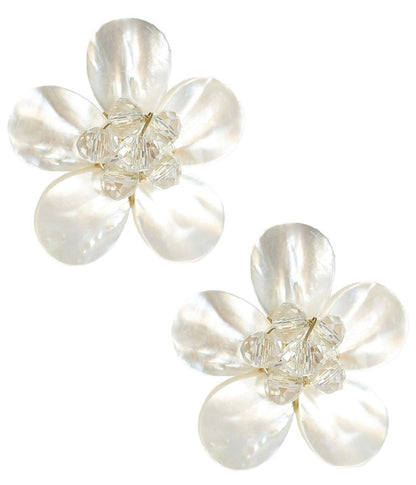 Libby Earrings - WS: Post / Mother of Pearl