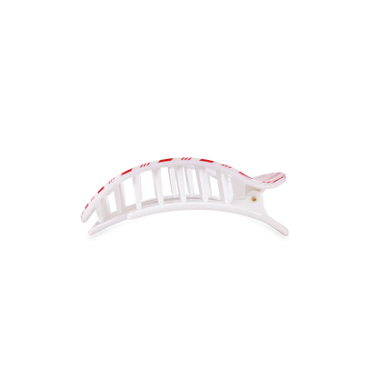 Teleties Candy Cane Crush - Flat Round Hair Clip