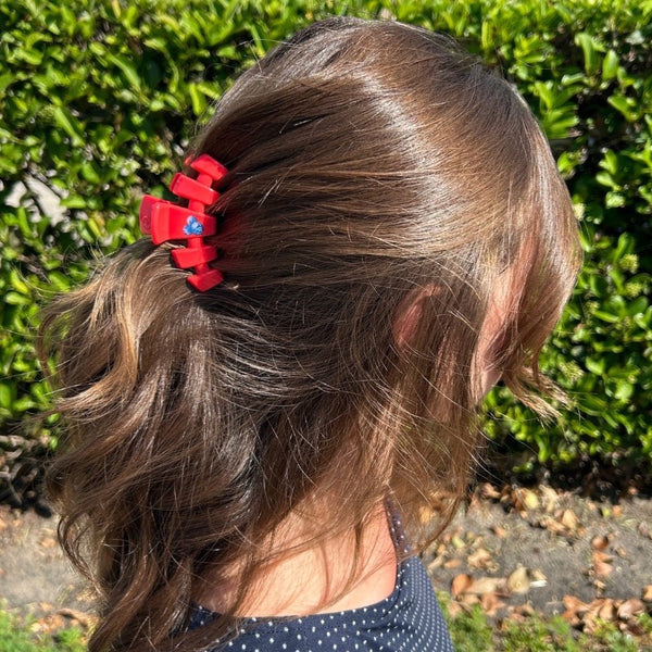 Teleties Classic Hair Clip - Blueberry Farms