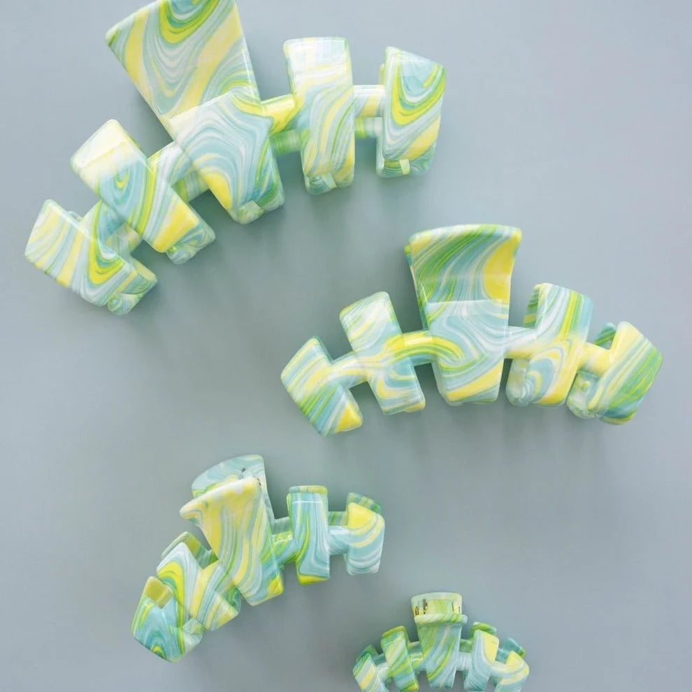 Teleties Classic Hair Clip - By the Sea Shore