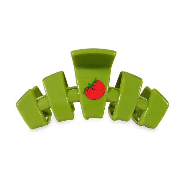 Teleties Classic Hair Clip - Locally Grown Tomato
