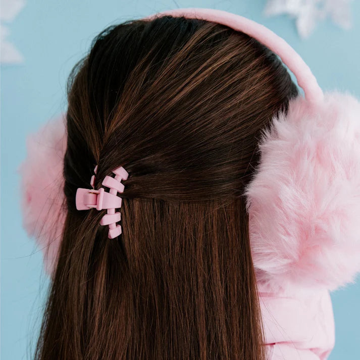 Teleties Classic Hair Clip - Merry Pinkmas