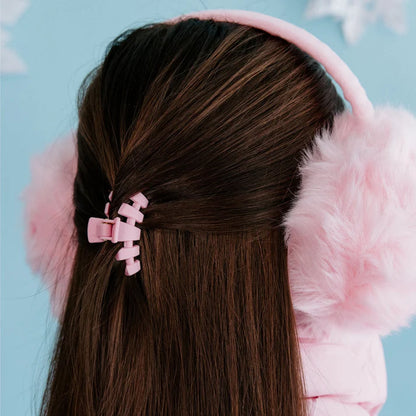 Teleties Classic Hair Clip - Merry Pinkmas