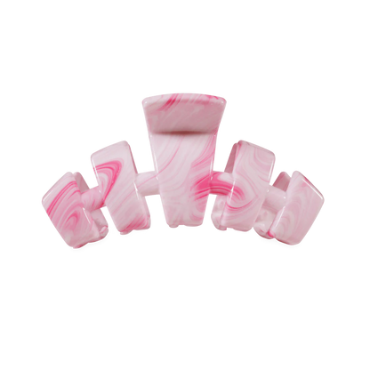 Teleties Classic Hair Clip - Pinch Me! Pink