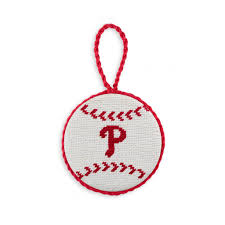 Needlepoint Ornament - Phillies MLB