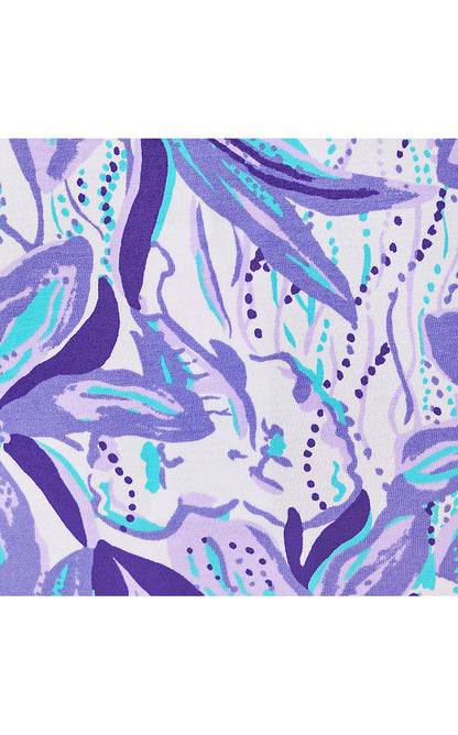ANYA TOP, TROPICALIA PURPLE ELEPHANT IN THE BLOOM ENGINEERED BOTTOM