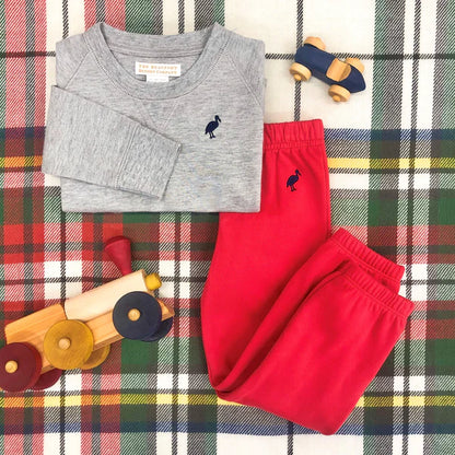 Gates Sweeney Sweatpant - Pima, 
Richmond Red/Nantucket Navy