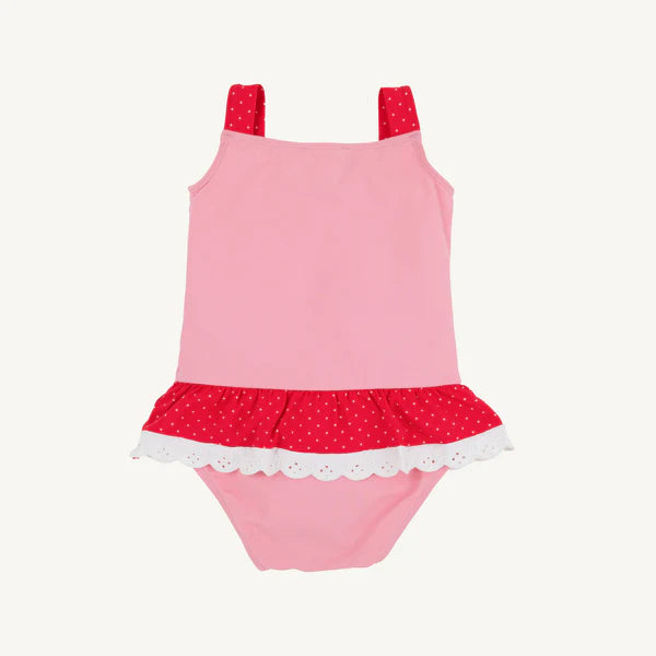 Grace Bay Bathing Suit, 
Hamptons Hot Pink/Richmond Red/Strawberry