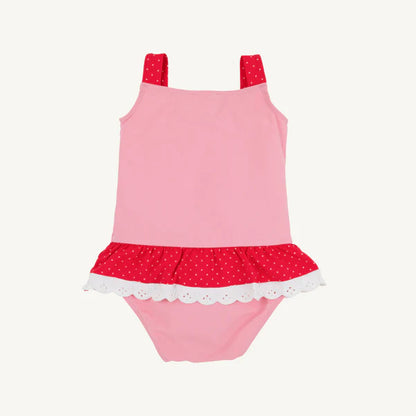 Grace Bay Bathing Suit, 
Hamptons Hot Pink/Richmond Red/Strawberry