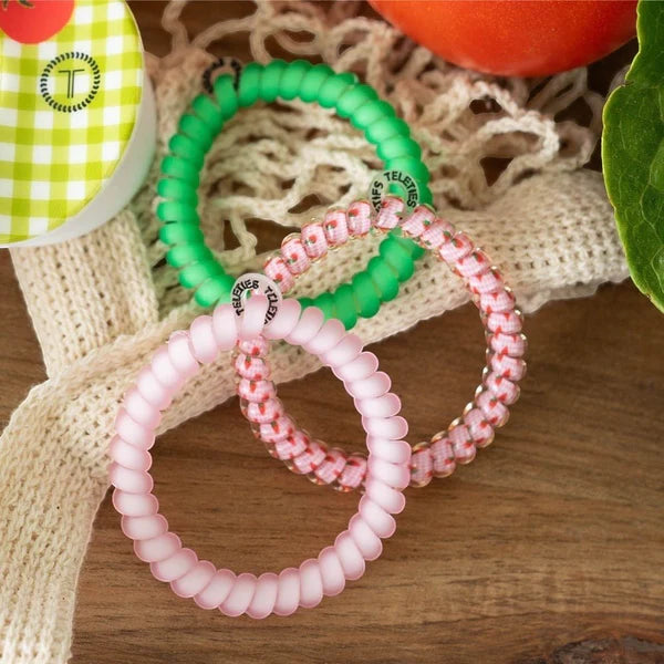 Teleties Hair Ties - Handpicked Strawberry
