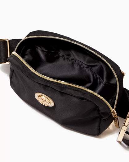 JEANIE BELT BAG, ONYX