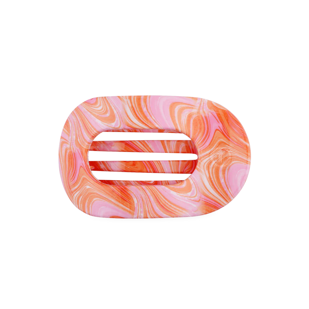 Teleties Flat Round Hair Clip - Just Keep Swimming