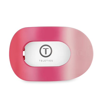 Teleties Flat Round Hair Clip - Kiss & Tell