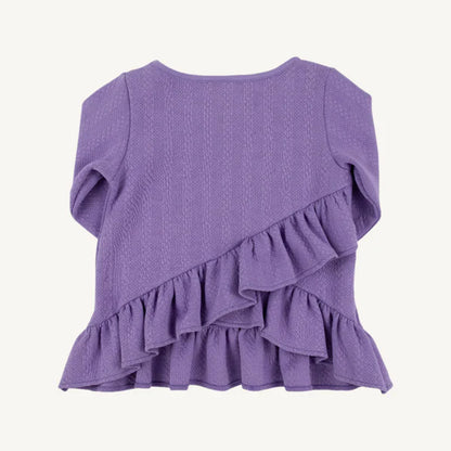 Long Sleeve Love You Back Top, 
Palisades Purple