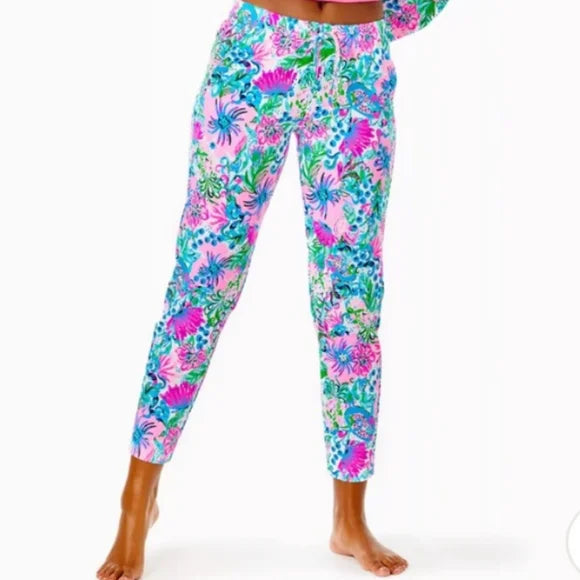 EMORA KNIT PANT, MANDEVILLA BABY PARADISE PETALS