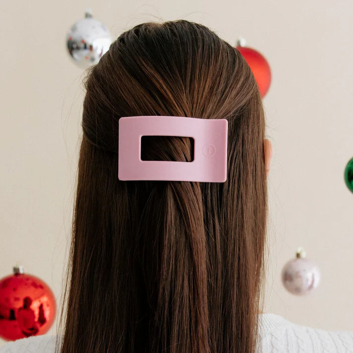 Merry Pinkmas - Flat Rectangle Hair Clip