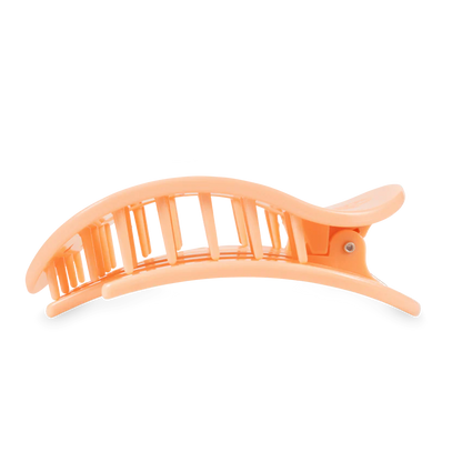 Teleties Flat Round Hair Clip - Peach Fuzz