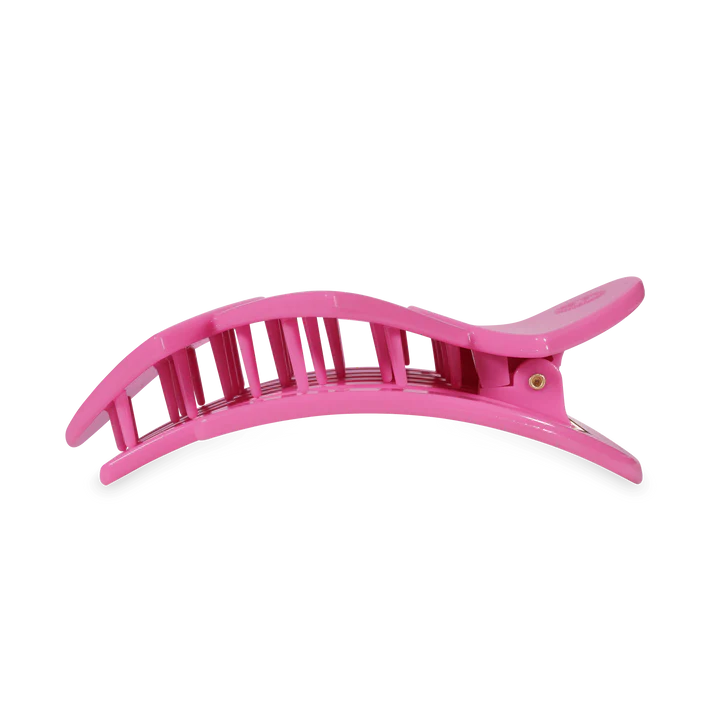 Pink Heart to Heart Flat Hair Clip