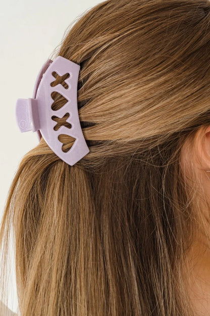 Teleties Classic Hair Clip - Sweet Talker Purple