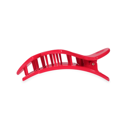 Red Heart to Heart Flat Hair Clip