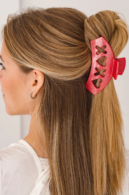 Teleties Classic Hair Clip - Sweet Talker Red