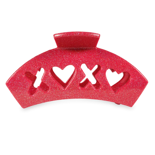 Teleties Classic Hair Clip - Sweet Talker Red