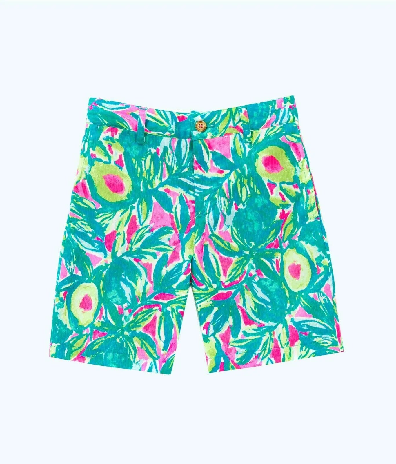 BOYS BEAUMONT SHORT, PINK SUNSET, GUAC AND ROLL