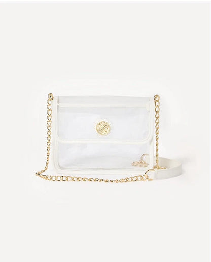 CLEAR CROSSBODY BAG, CLEAR
