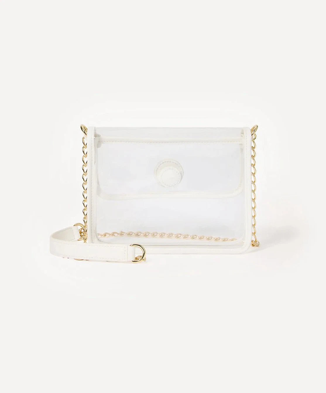 CLEAR CROSSBODY BAG, CLEAR