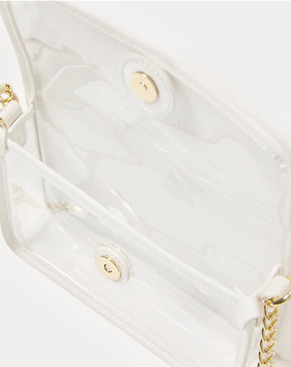 CLEAR CROSSBODY BAG, CLEAR
