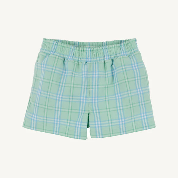 Sheffield Shorts, 
Pelham Bay Plaid (Green)