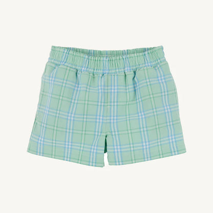 Sheffield Shorts, 
Pelham Bay Plaid (Green)
