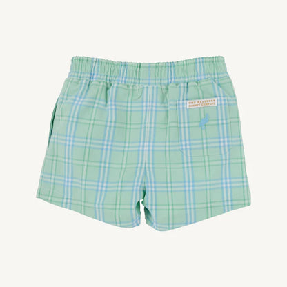 Sheffield Shorts, 
Pelham Bay Plaid (Green)