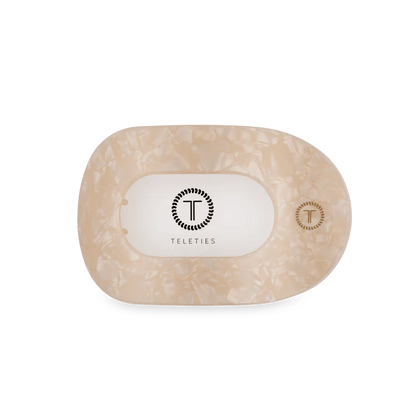 Teleties Flat Round Hair Clip - Soft Surf