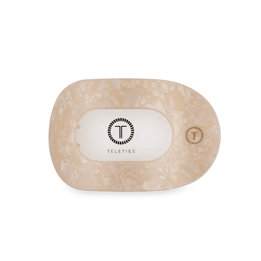 Teleties Flat Round Hair Clip - Soft Surf