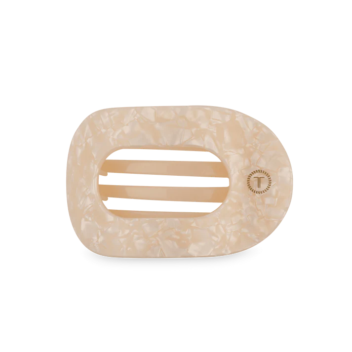 Teleties Flat Round Hair Clip - Soft Surf