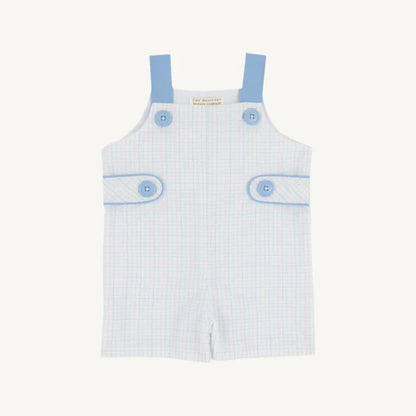 Teddy's Tab Jon Jon - Whitby Windowpane with Sarasota Sky