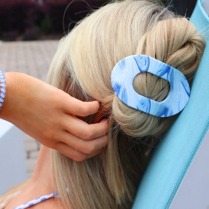 Teleties Flat Round Hair Clip - Tide & True