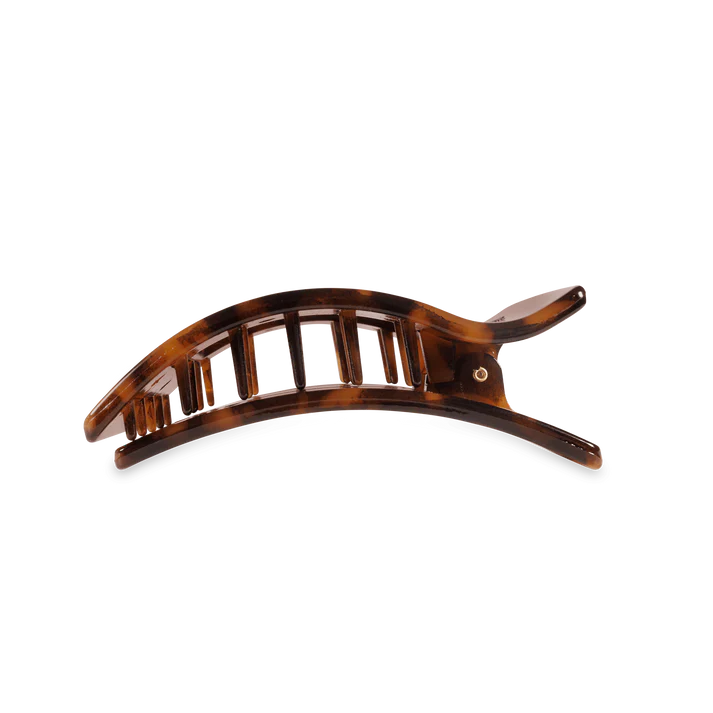 Teleties Flat Rectangle Hair Clip - Tortoise