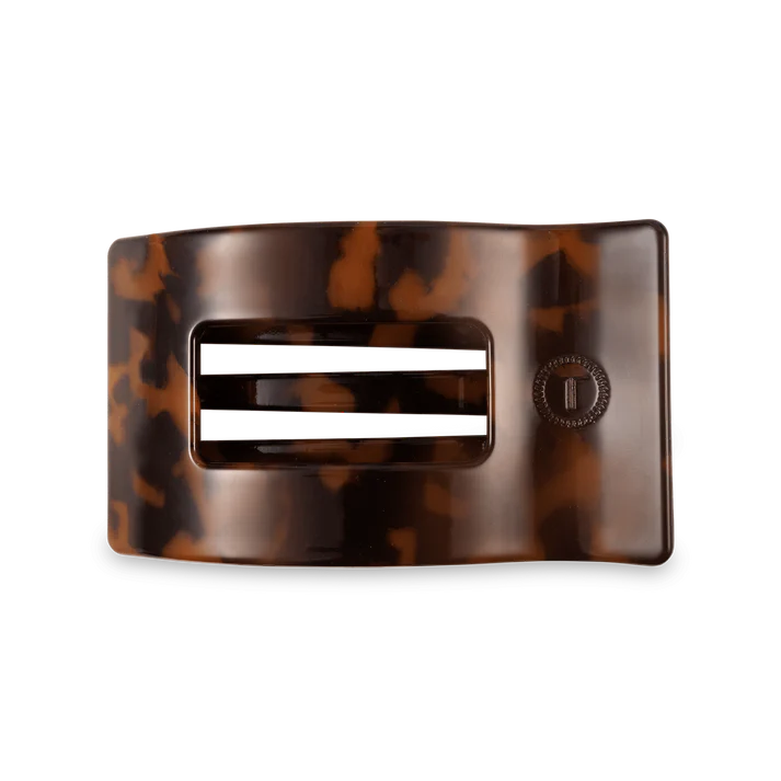 Teleties Flat Rectangle Hair Clip - Tortoise