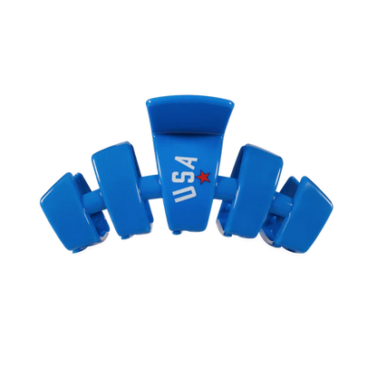 Teleties Classic Hair Clip - USA Blue